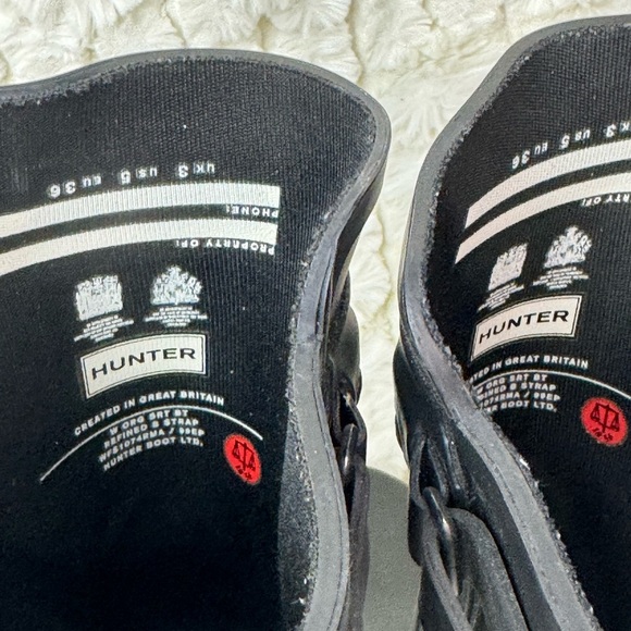 Hunter Wellington Backstrap Short Rain Boots Size 5 - Picture 6 of 11